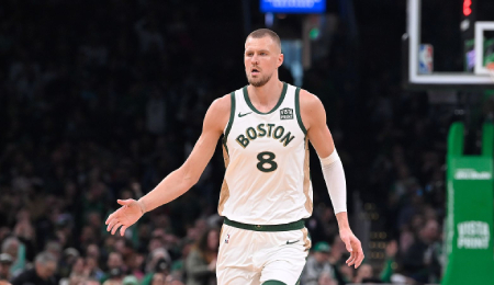 Kristaps Porzingis is on the comeback trail for the Boston Celtics.