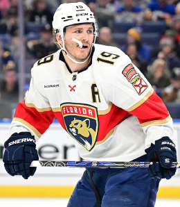 Matthew Tkachuk is due for a goal for the Florida Panthers.