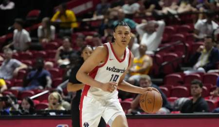 Kyshawn George is an intriguing player for the Washington Wizards.
