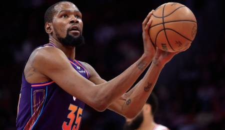 Kevin Durant had a big double-double for the Phoenix Suns.