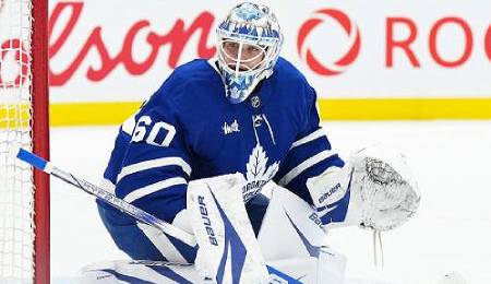 Joseph Woll struggled for the Toronto Maple Leafs.