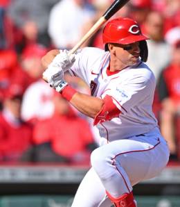 Spencer Steer is heating up for the Cincinnati Reds.