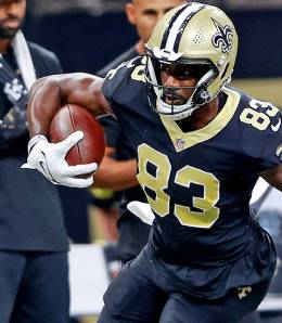 Juwan Johnson had a big opener for the New Orleans Saints.