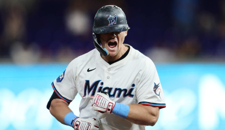 Despite having his season cut short by injury, Kyle Stowers excelled for the Miami Marlins.