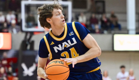 Isaiah Shaw had a great shooting season for the Northern Arizona Lumberjacks.
